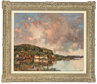 Ken Moroney - A Scottish coastal view at sunset