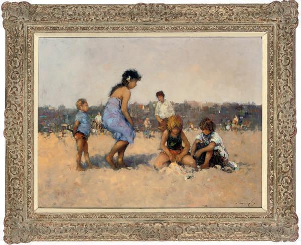 Ken Moroney - A summer\'s day on the beach