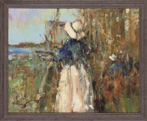 Ken Moroney - Painting on a summer\'s day