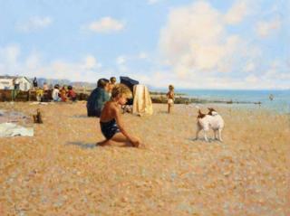 Ken Moroney - Playing on the Beach