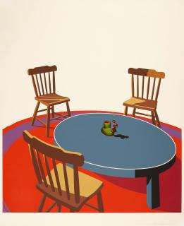 Ken Price - Chairs, Table, Rug, Cup, from Interior Series