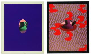 Ken Price - Figurine Cup Iv; And Figurine Cup Vi