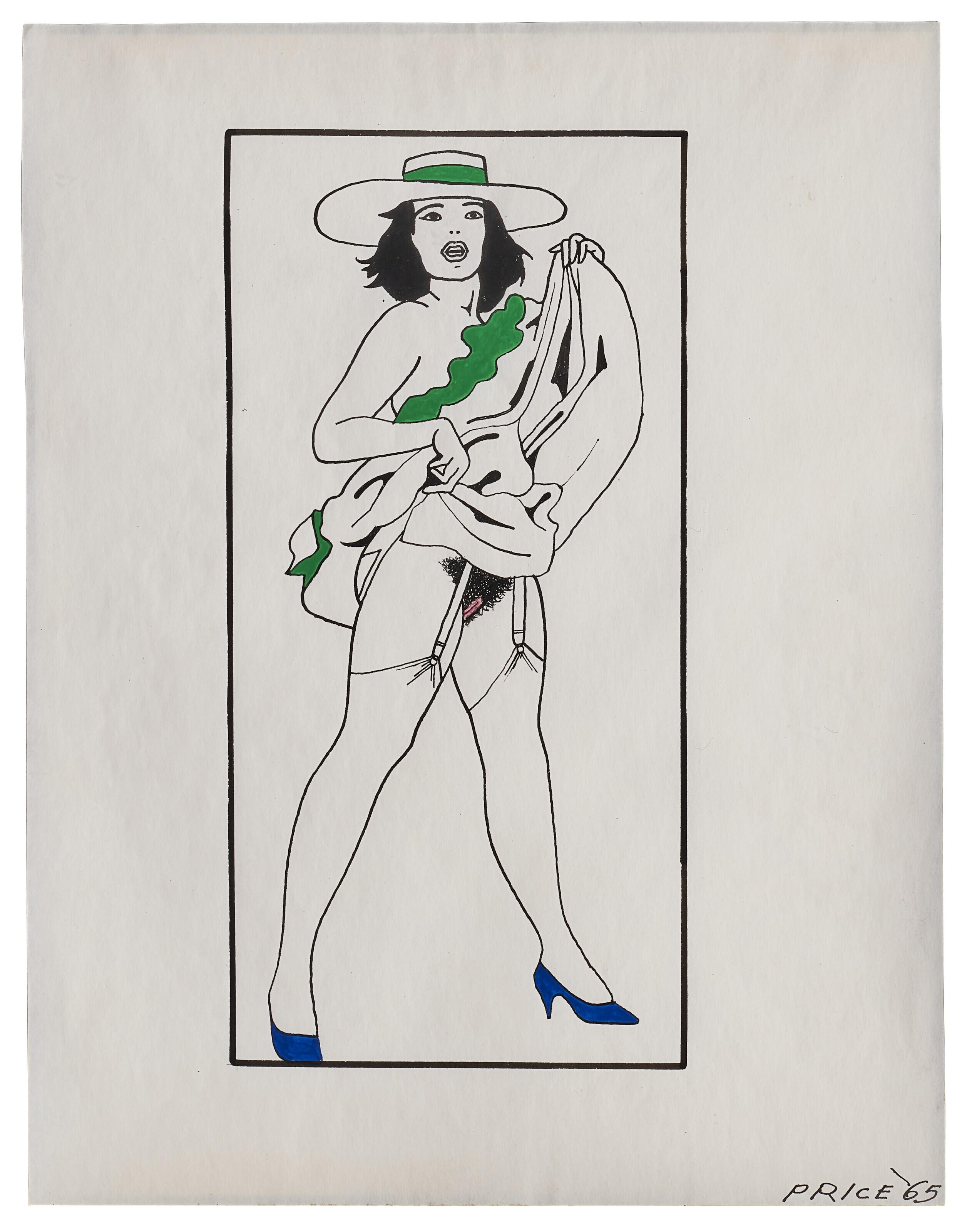 Ken Price - Woman Raising Skirt