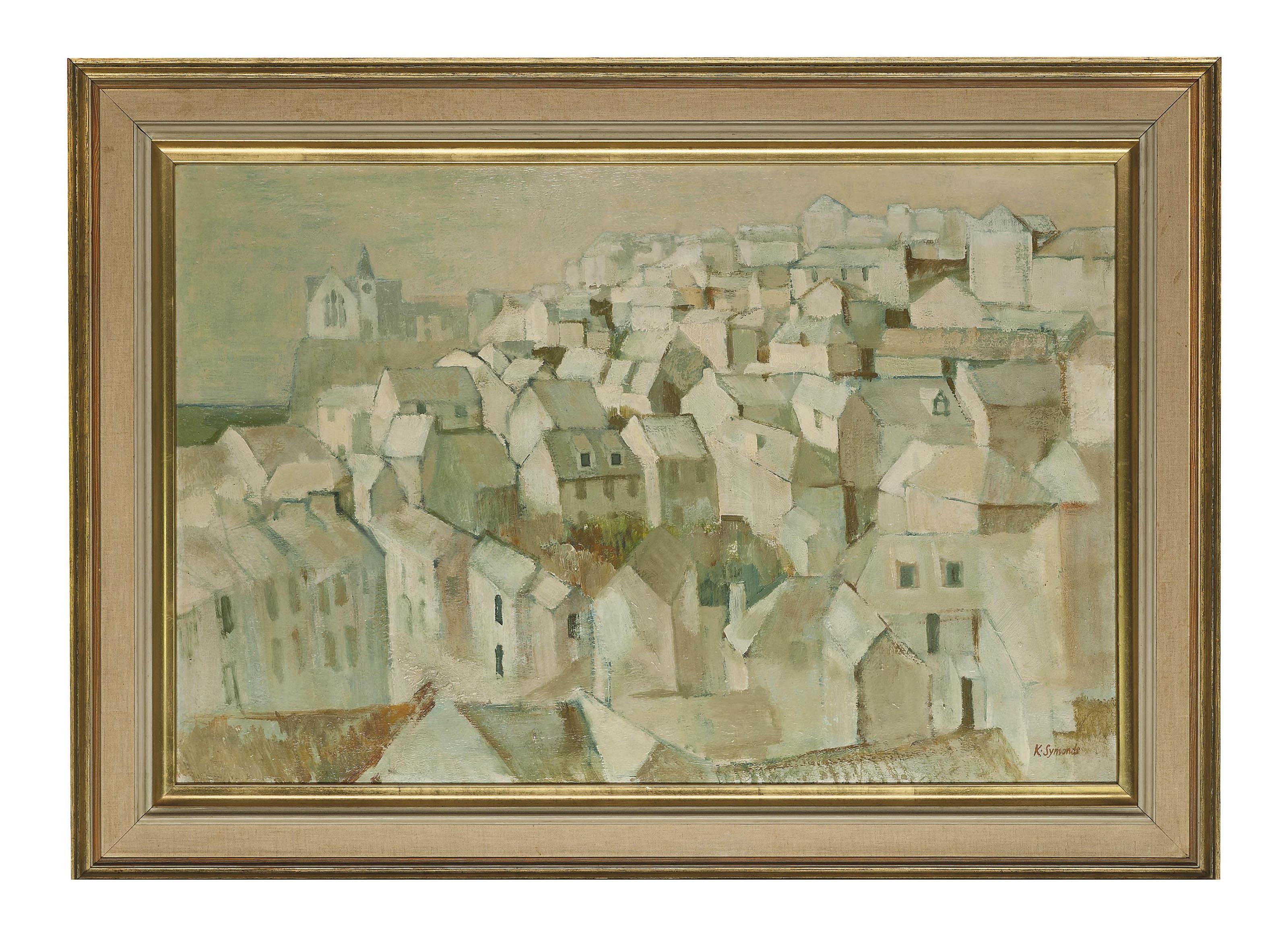 Ken Symonds - Rooftops of a coastal town
