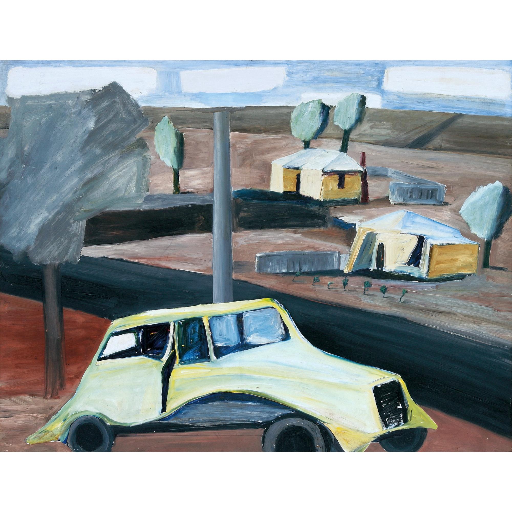 Ken Whisson - Australian Earth, Houses And Vehicle