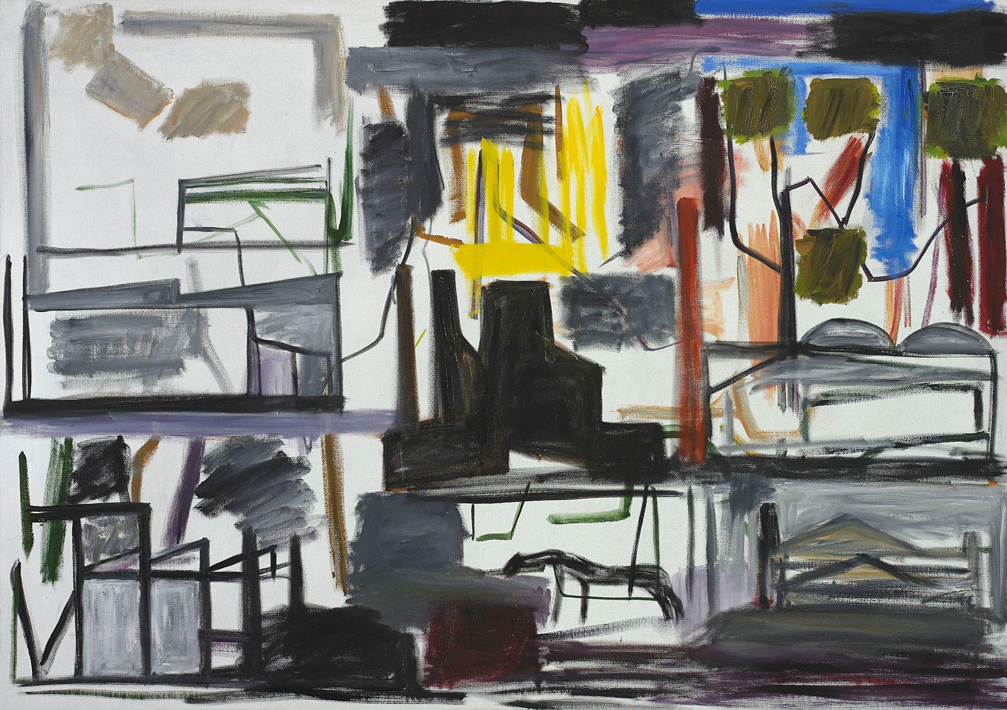 Ken Whisson - Fukuyama, Factory, Forest, 1999