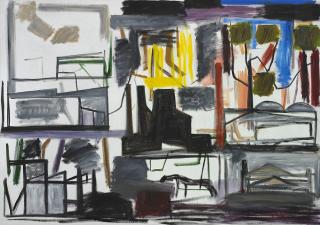 Ken Whisson - Fukuyama, Factory, Forest, 1999