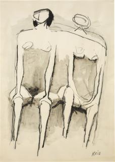 Kenneth Armitage, R.A. - Seated Girls