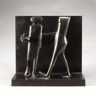 Kenneth Armitage - Two Figures Against A Wall