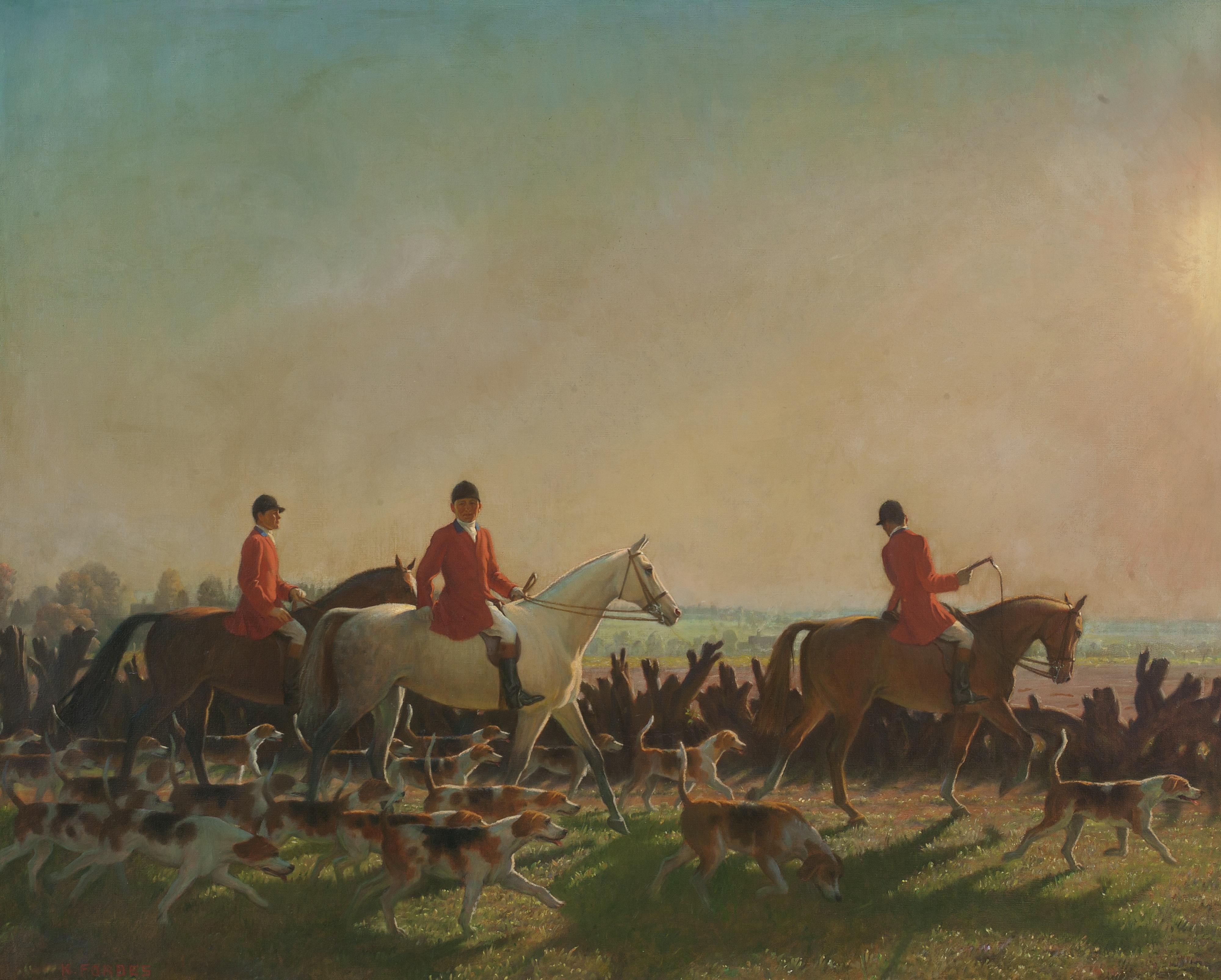 Kenneth K. Forbes - Master Of Fox Hounds George Watson, Eglinton Caledon Hunt Club