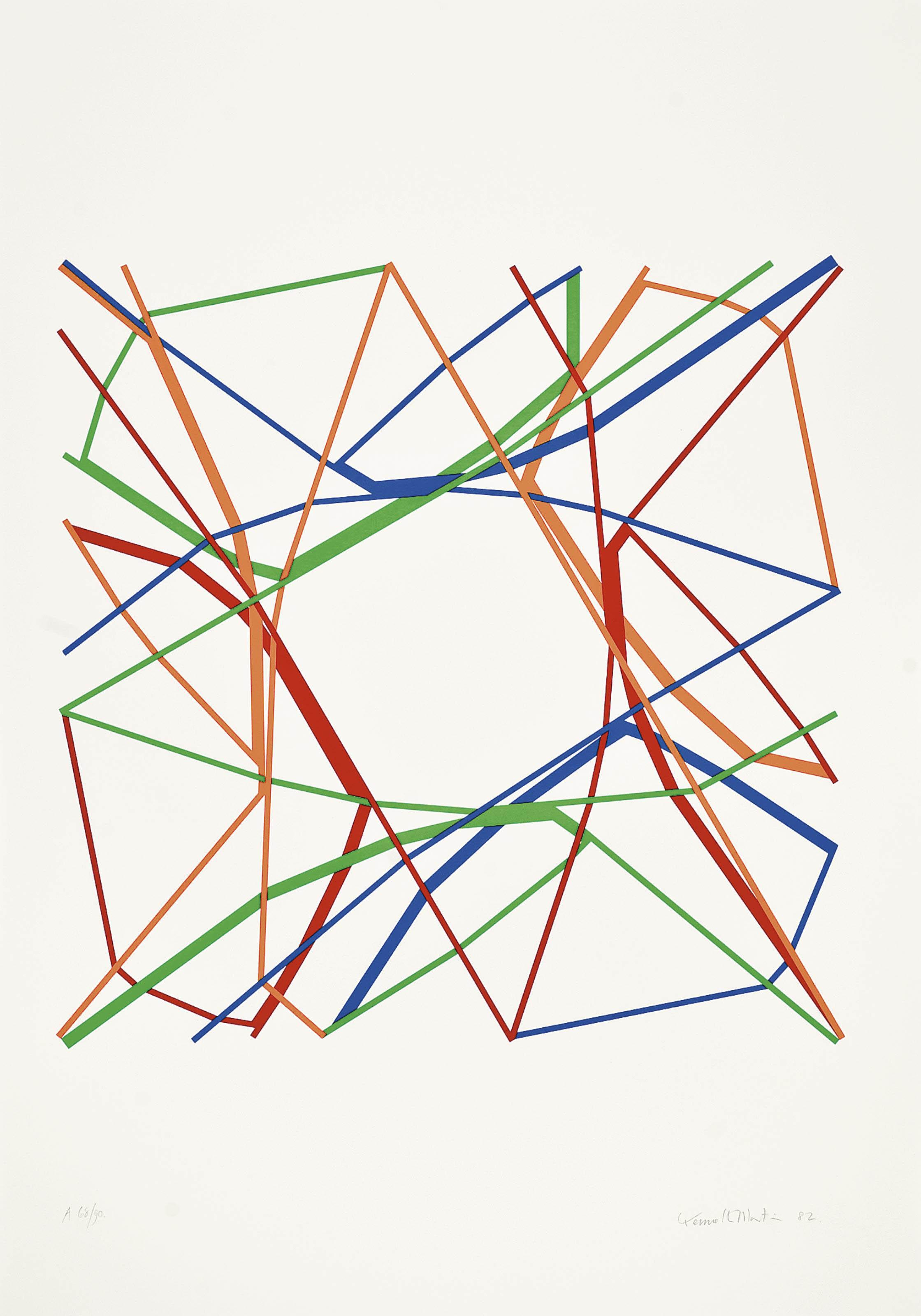 Kenneth Martin - Construction in sequence (in 4 parts: A, B, C and D)