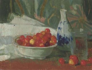 Kenneth Martin - Still Life With Cherries