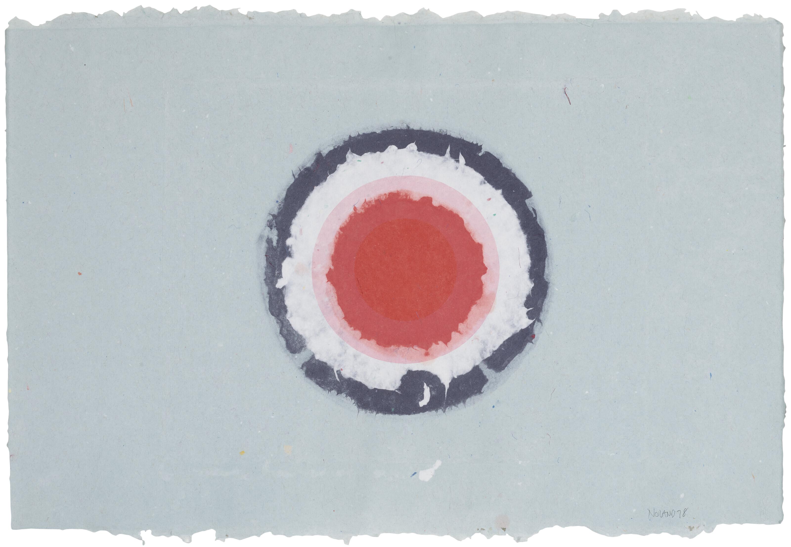 Kenneth Noland - Handmade Papers - Circle II Series: II-31