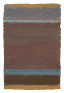 Kenneth Noland - Horizontal Stripes: Series III, From The Handmade Paper Project