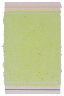 Kenneth Noland - Horizontal Stripes V, from the Handmade Paper Project