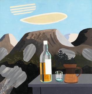 Kenneth Rowntree A.R.W.S. - Summer in the Highlands