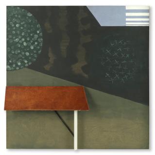 Kenneth Rowntree A.R.W.S. - Table In A Dark Garden