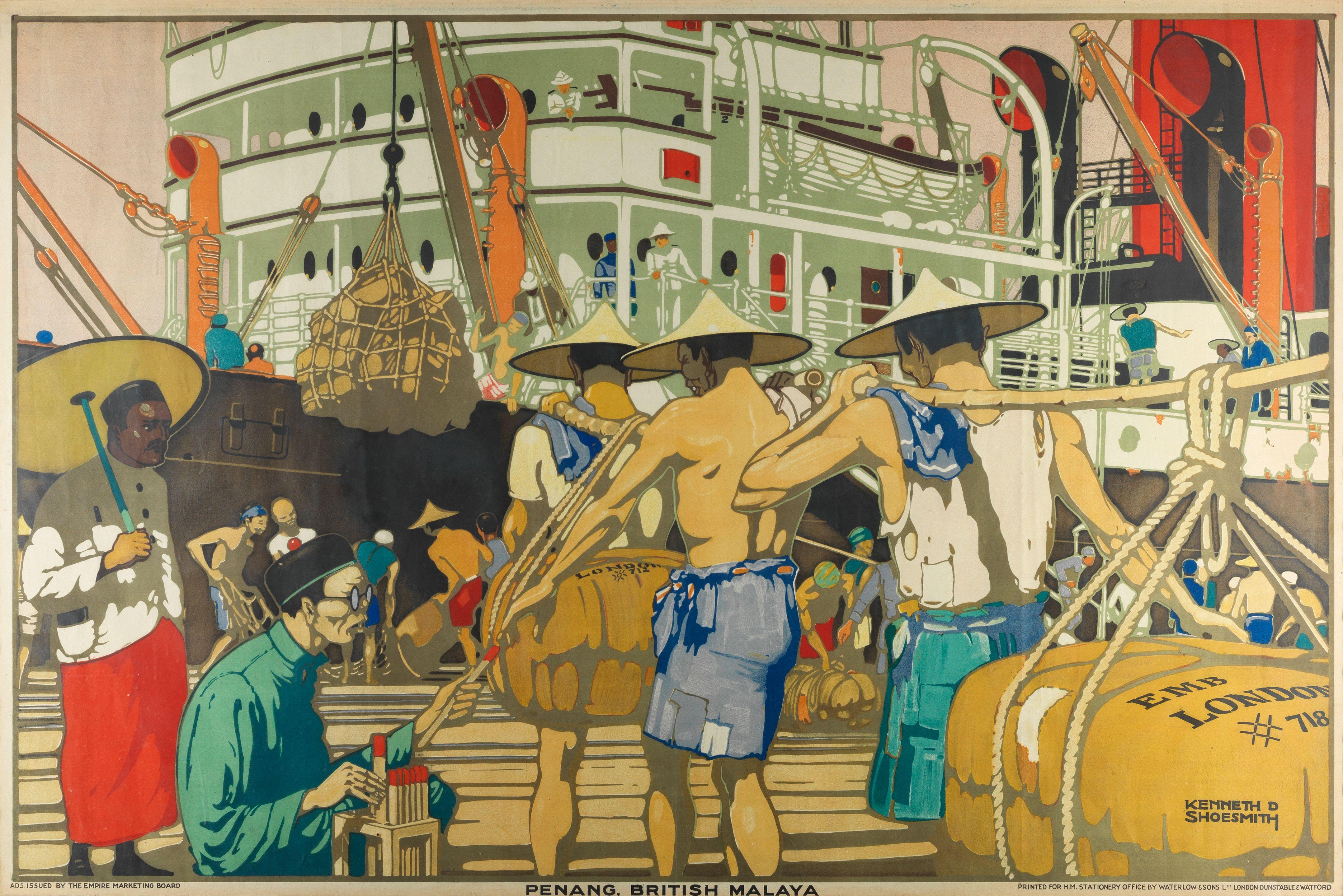 Kenneth Shoesmith - Penang. British Malaya. Empire Marketing Board