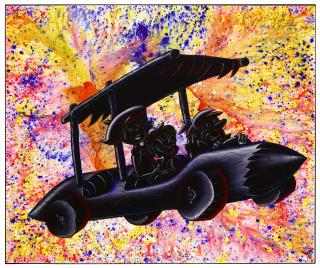 Kenny Scharf - Black Rubble