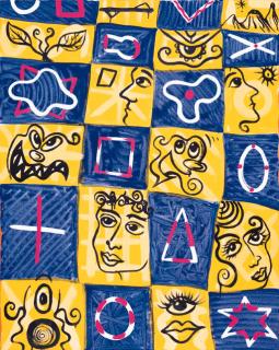 Kenny Scharf - Cocteauchecks