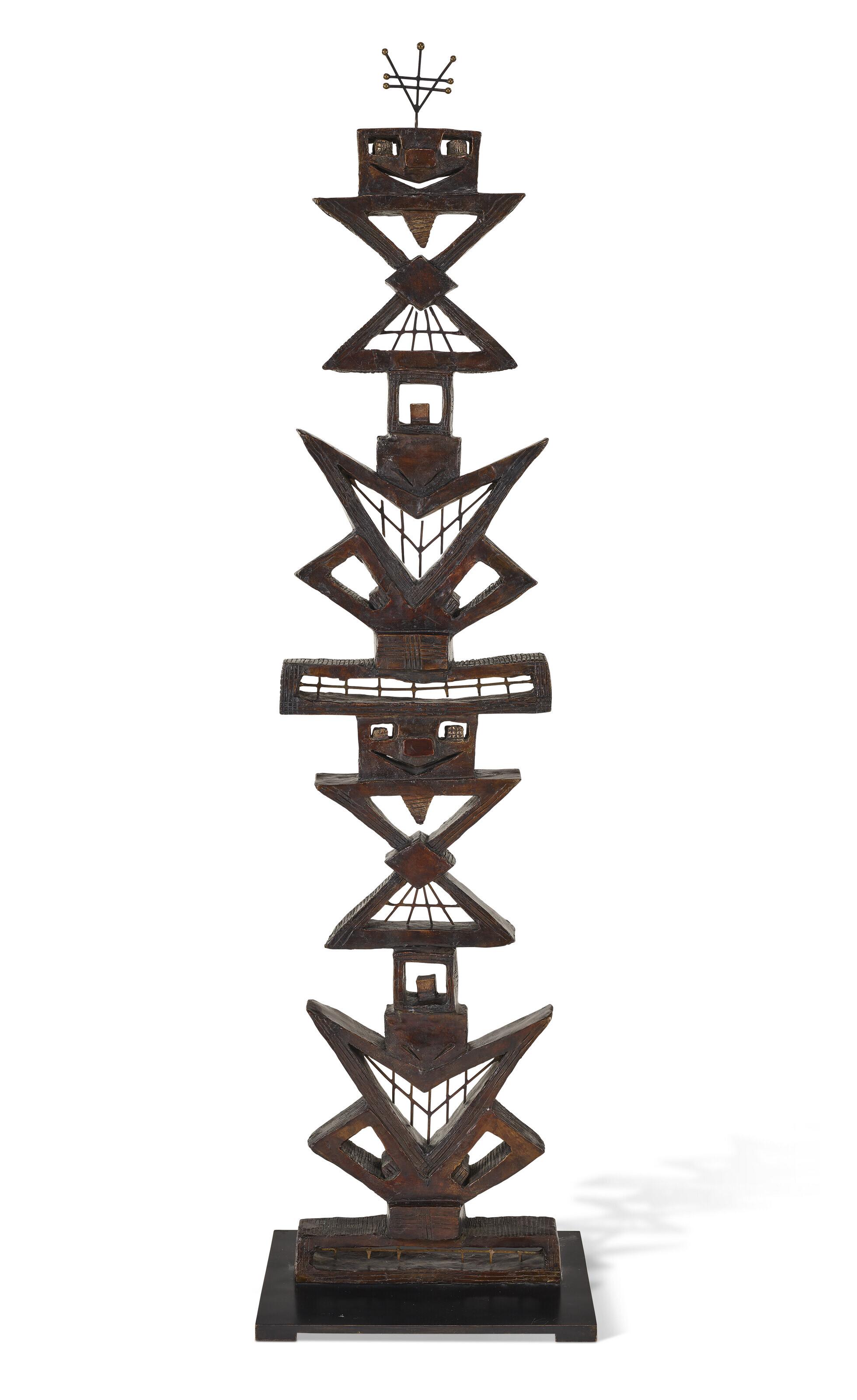 Kenny Scharf - Double Totem