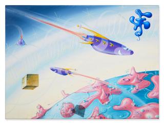 Kenny Scharf - Groovenian Airspace