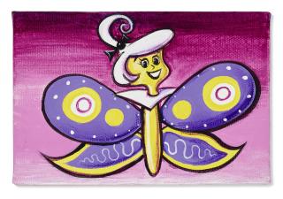 Kenny Scharf - Judy Butterfly For Hal