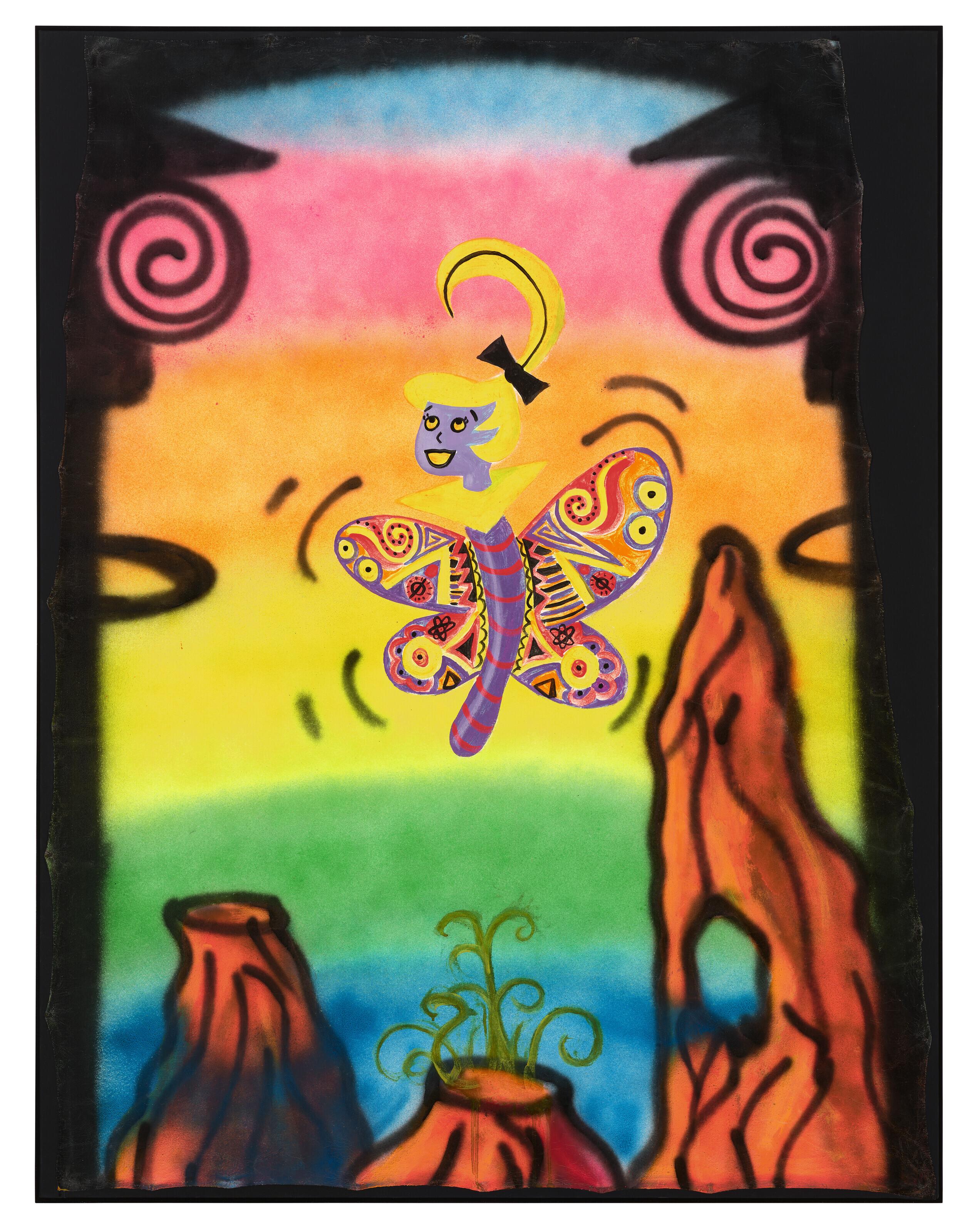 Kenny Scharf - Judy Butterfly