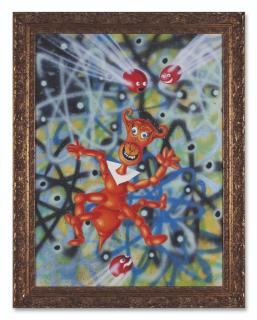 Kenny Scharf - Red Ball Jets and Orangetricity