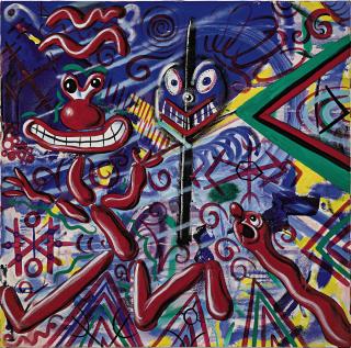 Kenny Scharf - Red Jump