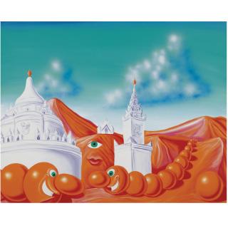 Kenny Scharf - Tangello Purpletempelo