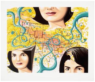 Kenny Scharf - The Three Falls of Jackie the American