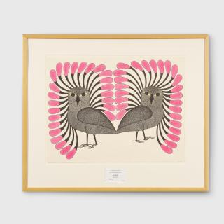 Kenojuak Ashevak - Cape Dorset (Owls), 1994/95