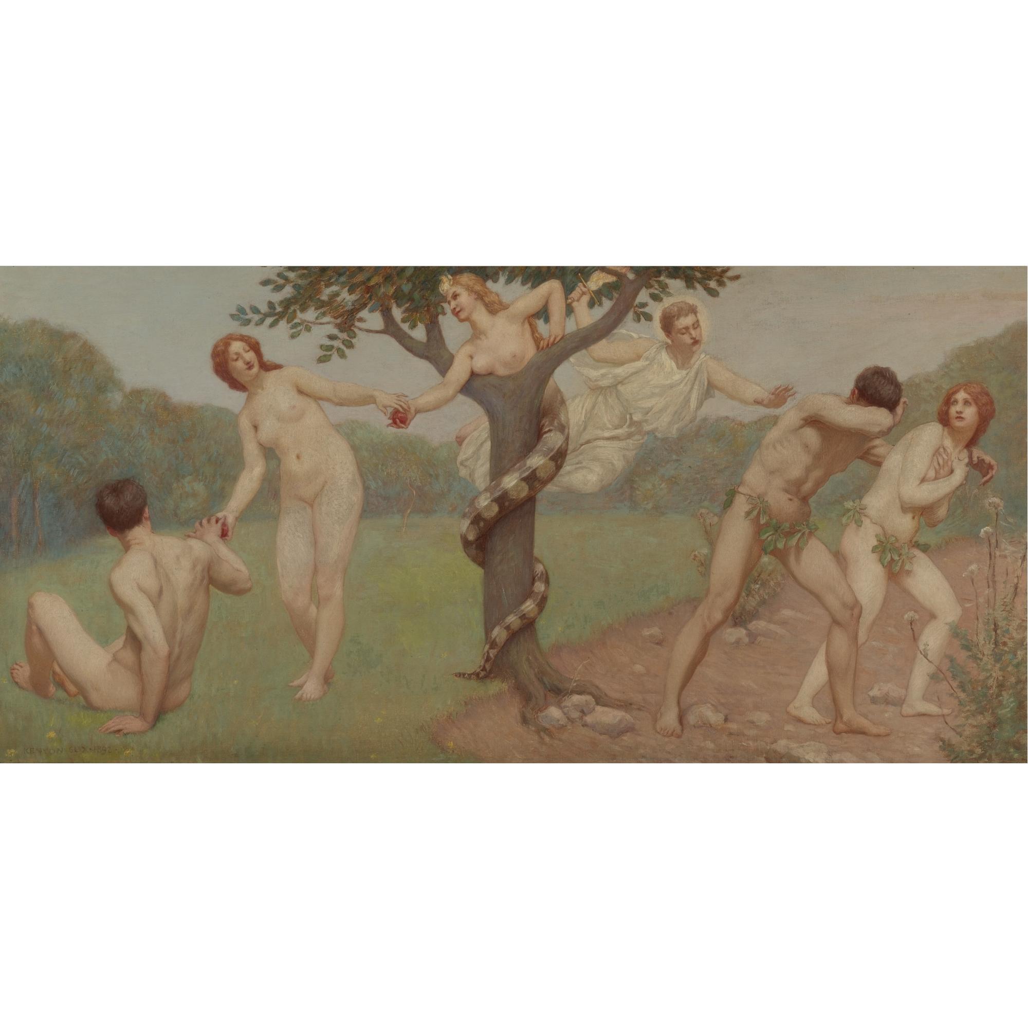 Kenyon C. Cox - Fall And Expulsion