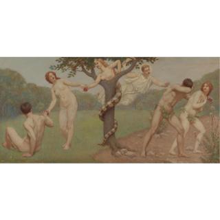 Kenyon C. Cox - Fall And Expulsion