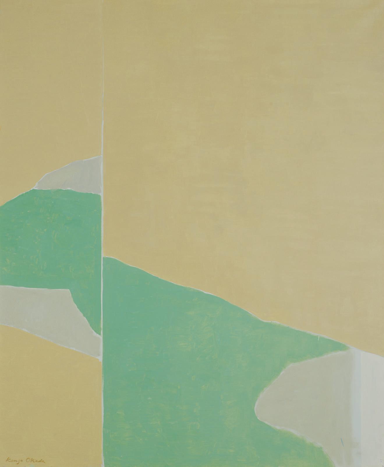 Kenzo Okada - Beige in Green