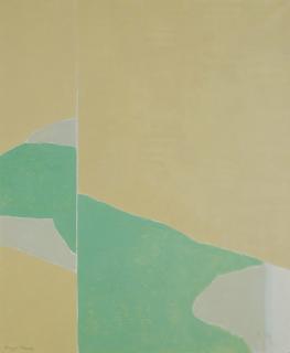 Kenzo Okada - Beige in Green