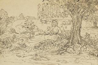 Ker-Xavier Roussel - Femme dans un paysage