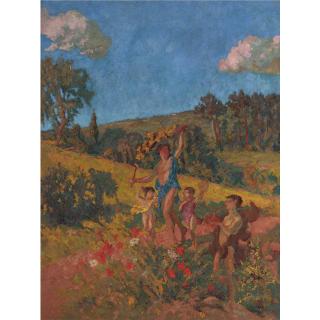 Ker Xavier Roussel - Nymphe Et Cupidons