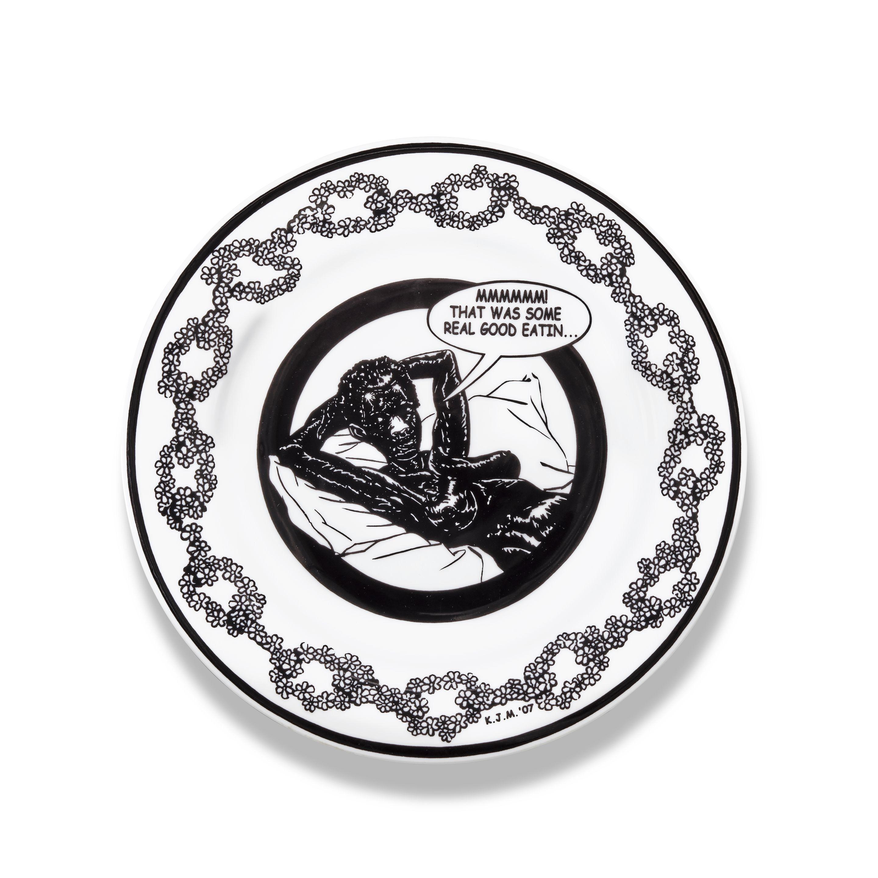 Kerry James Marshall - Santa Monica Museum of Art 20th Anniversary Plate