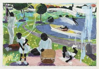 Kerry James Marshall - Study For Past Times 