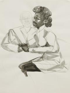 Kerry James Marshall - Untitled (Study For Club Couple)