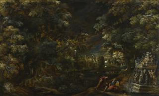 Kerstiaen De Keuninck The Elder - Landscape With Pyramus And Thisbe