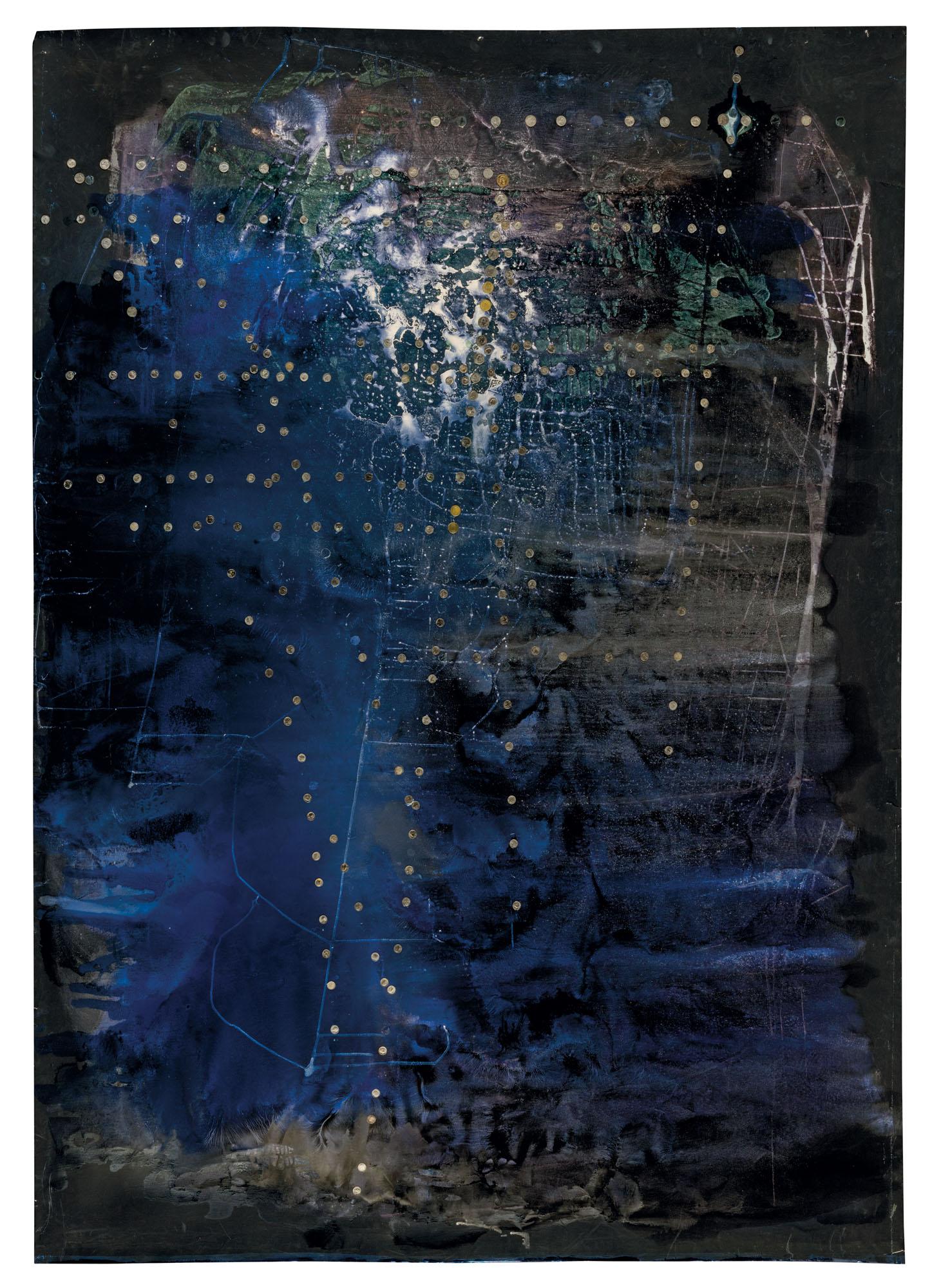 Kerstin Brätsch - No Neck (From Swiss Spa Cava Stars/Stripes Series)