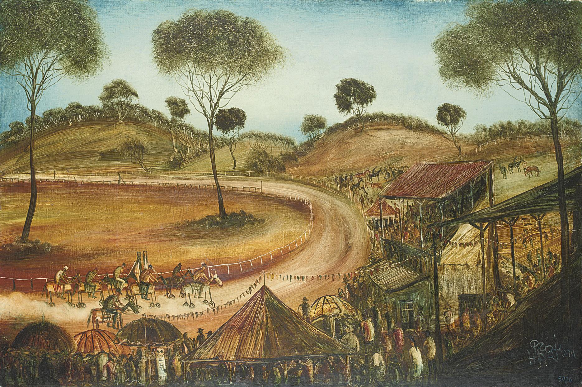 Kevin Charles Pro Hart - Race meeting