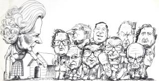 Kevin Kallaugher - Mrs Thatcher’S Cabinet