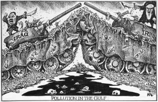 Kevin Kallaugher - ‘Pollution In The Gulf’