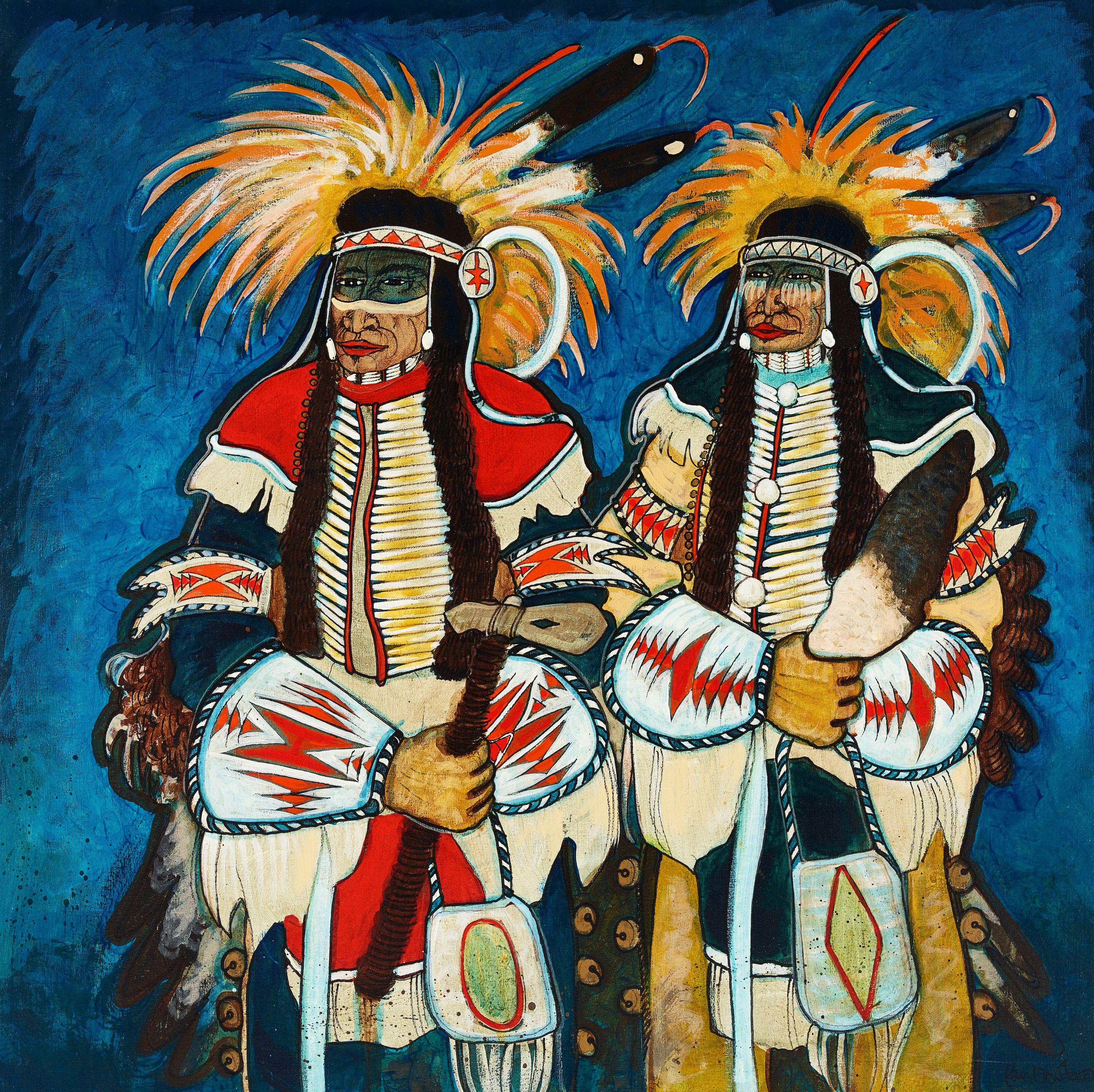 Kevin Red Star - A Kevin Red Star Painting, \