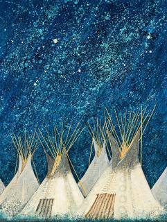 Kevin Red Star - A Kevin Red Star Painting, \