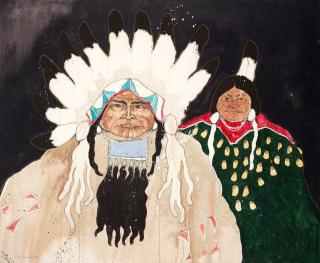 Kevin Red Star - Crow Indian Couple #5